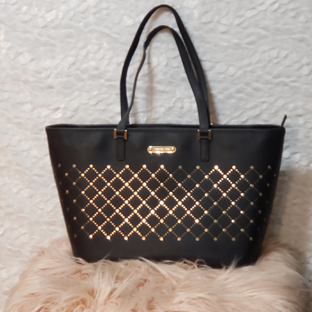 Michael Kors Saffiano Leather Violet Carry All - Picture 5 of 12